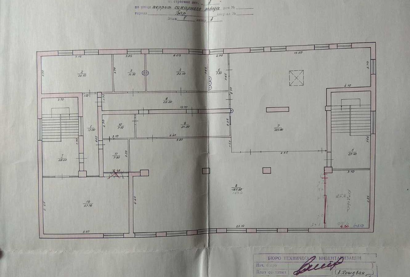 Обʼєкт нерухомості: ПЛОЩА - 1300 м², ЦІНА - 50 000 $
 — HUBTRUST, Вінниця