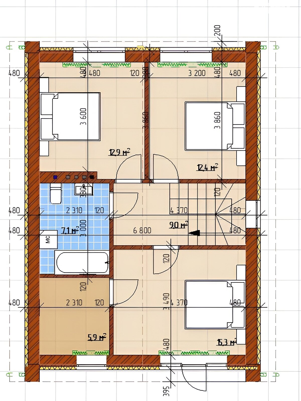 Обʼєкт нерухомості: 4 КІМ. БУДИНОК, ПЛОЩА - 125 м², ЦІНА - 92 000 $
, пл. Царина(8-го Березня) — HUBTRUST, Вінниця