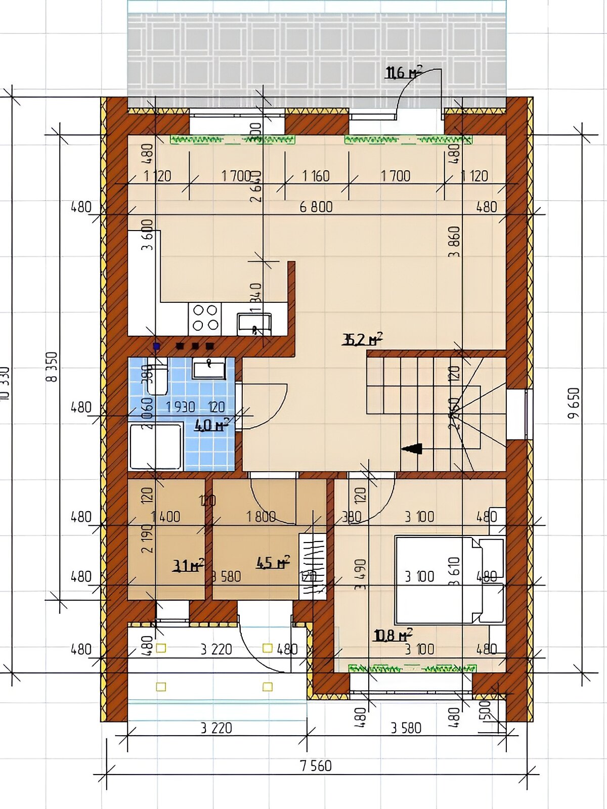 Обʼєкт нерухомості: 4 КІМ. БУДИНОК, ПЛОЩА - 125 м², ЦІНА - 92 000 $
, пл. Царина(8-го Березня) — HUBTRUST, Вінниця