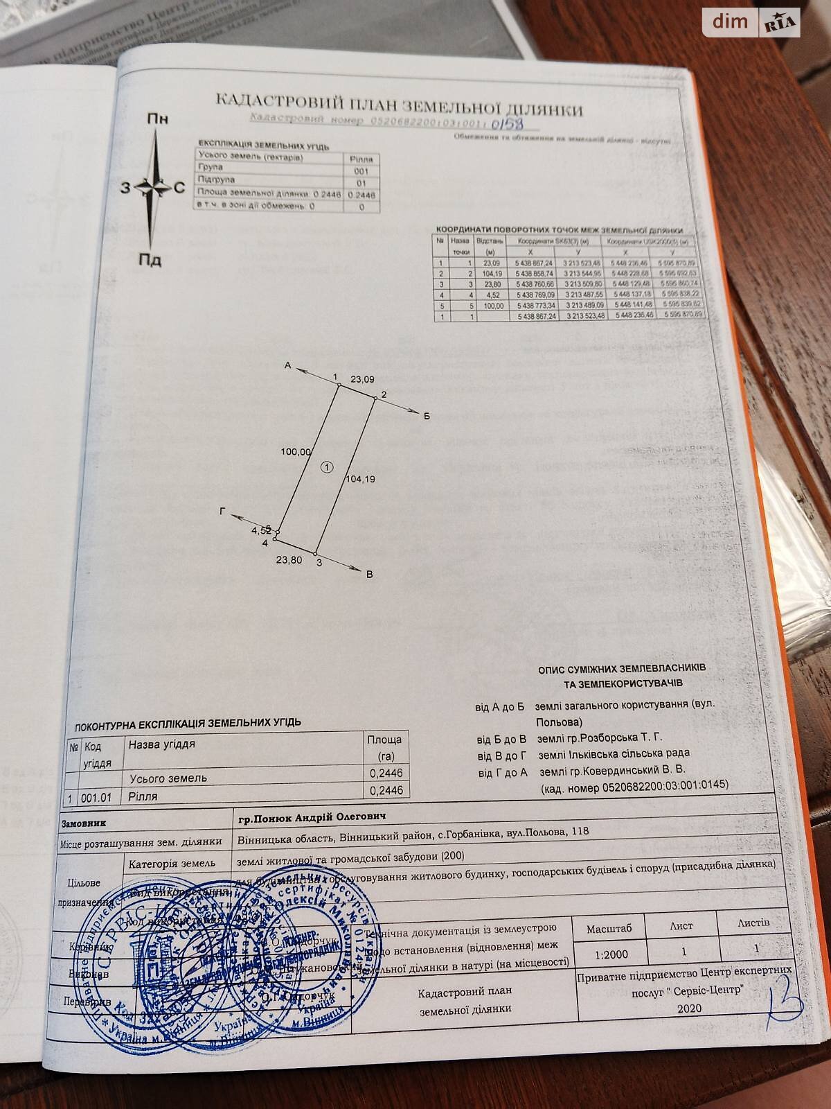 Обʼєкт нерухомості: ПЛОЩА - 25 CОТ., ЦІНА - 11 500 $
, вул. Польова — HUBTRUST, Вінниця