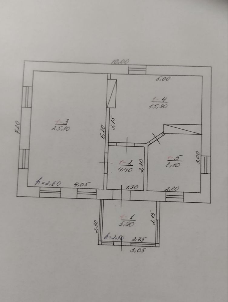 Обʼєкт нерухомості: 3 КІМ. БУДИНОК, ПЛОЩА - 62.02 м², ЦІНА - 9 300 $
 — HUBTRUST, Вінниця