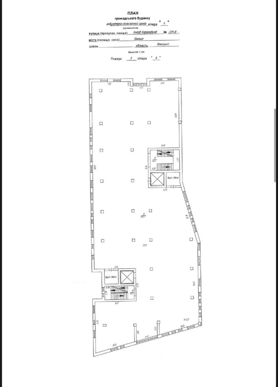 Обʼєкт нерухомості: ПЛОЩА - 3800 м², ЦІНА - 23 251 $
 — HUBTRUST, Вінниця
