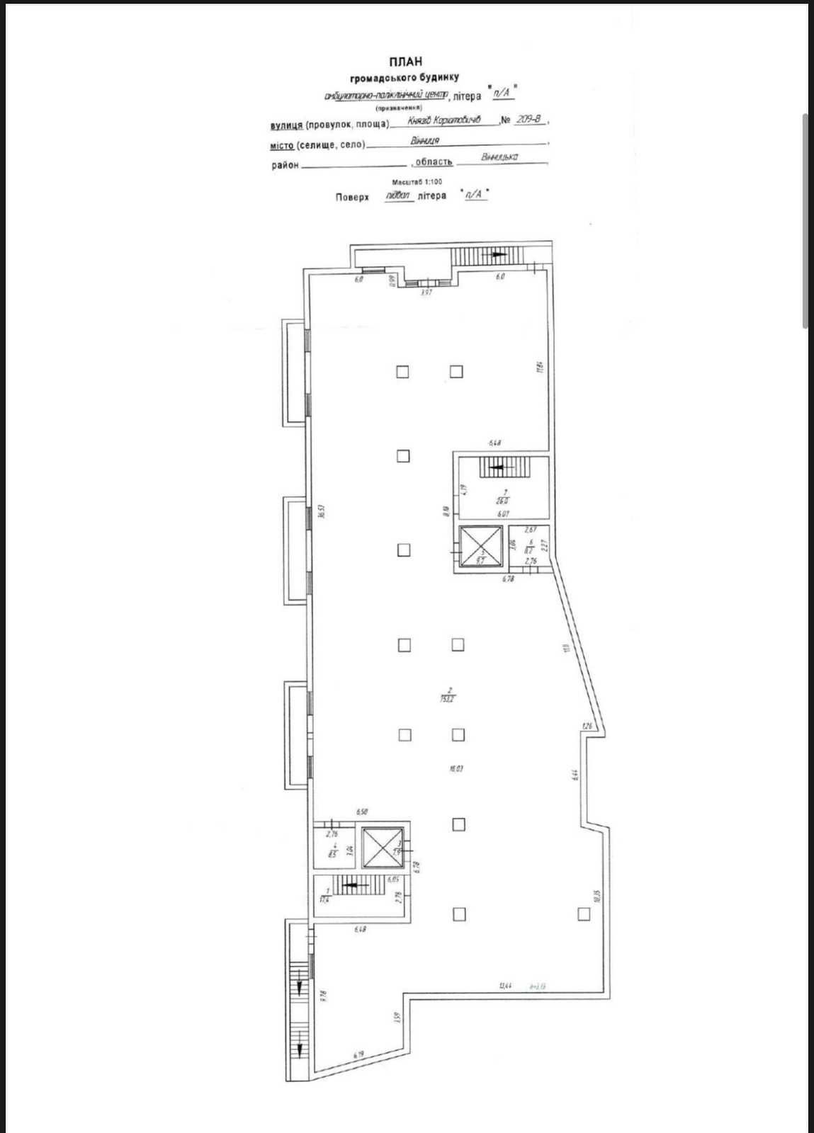 Обʼєкт нерухомості: ПЛОЩА - 3800 м², ЦІНА - 23 251 $
 — HUBTRUST, Вінниця