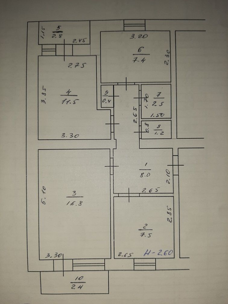 Обʼєкт нерухомості: 3 КІМ. КВАРТИРА, ПЛОЩА - 61 м², ЦІНА - 35 000 $
 — HUBTRUST, Вінниця
