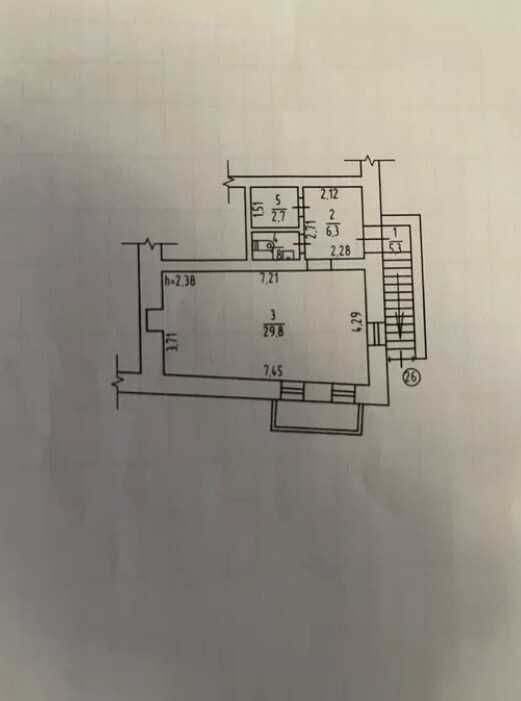 Обʼєкт нерухомості: ПЛОЩА - 45 м², ЦІНА - 478 $
 — HUBTRUST, Вінниця
